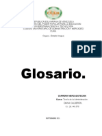 Glosario Teoria de La Administracion