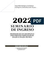 Seminario Ingreso Prof Inglés 2022