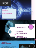 Modern Cryptography: Shafia Gul Laiba Zahoor Faizan Khan