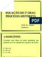 Equação Do 2º Grau Processo Histórico