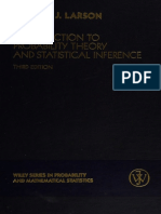 Larson, H.D. - Introduction To Probability Theory and Statistical Inference