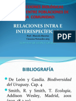 Interacciones Biologicas Entre Poblaciones