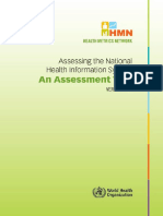 (Health Metrics Network) World Health Organization - Assessing The National Health Information System - Assessment Tool Version 4.0 - World Health Organization (2008)