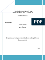 Administrative Law