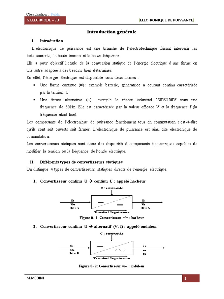 Introduction à l'électronique de puissance | PDF | Redresseur ...