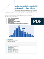 Data Visualization using Python libraries like plotly, matplotlib, seaborn and squarify