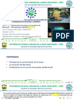 SESIÓN 12 - MF1 - Conservación de Masa y La Ecuación de Bernoulli - Ss