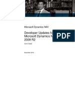 Developer Updates for. Microsoft Dynamics NAV