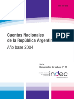 Metodologia Cuentas Nacionales Argentinas Año Base 2004 Incorporando SCN 2008