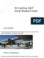 North Carolina A&t Multicultural Student Center Daveron Brown