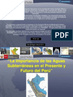 La Importancia de Las Aguas Subterráneas en El Presente y Futuro Del Perú. Por Ing - Percy Sulca-INGEMMET