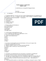 Prueba Lenguaje y Comunicación (2do - Literatura)