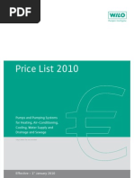Download WILO Price List 2010 INT Eng by Florin_R SN53702021 doc pdf