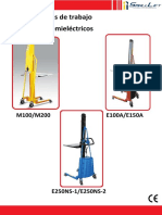 Manuales y semieléctricos posicionadores de trabajo hasta 250 kg