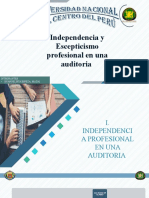 Independencia y Escepticismo Profesional en Una Auditoria - Evangelista