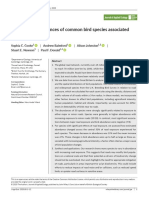 Birău Variation in Abundances of Common Bird Species Ass