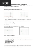 Ejercicios 1 2 y 3 Funcion Exponencial y Logaritmica