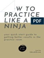 How to Practice Like a Ninja: 5 Tips for Violinists