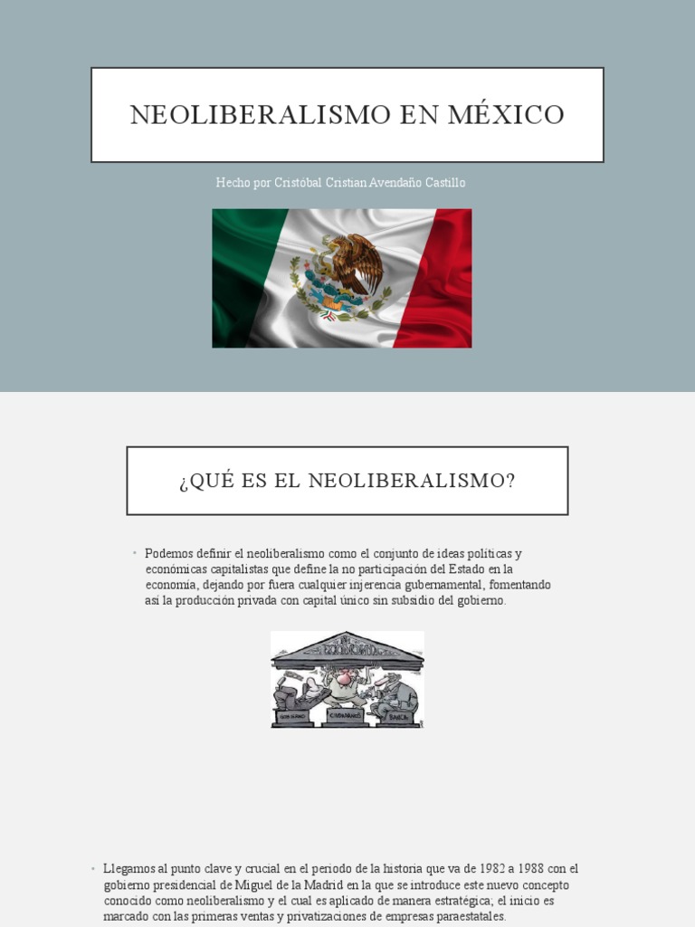 Neoliberalismo en México: Impacto y Orígenes | PDF | Neoliberalismo