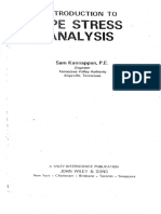 Introduction to Pipe Stress Analysis Sam Kanappan