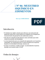 SESIÓN #06 - Muestreo Geoquímico de Sedimentos