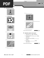 Metro Level 2 Unit 4 Test B Two Stars