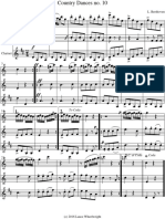 (Free Scores - Com) - Beethoven Ludwig Van Country Dances 88567