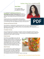 Lacto-Fermentation Formulas Cheat Sheet Traditional Cooking School by GNOWFGLINS (1)
