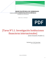 1.1. Investigación Instituciones Financieras Internacionales