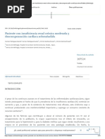 Paciente con insuficiencia renal crónica moderada y descompensación cardíaca sobreañadida _ Nefrología