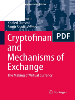 Cryptofi Nance and Mechanisms of Exchange: Stéphane Goutte Khaled Guesmi Samir Saadi Editors