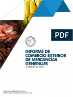 Informe de Comercio Exterior de Mercancías Generales A Febrero - 2021