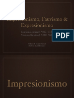 4 Impresionismo Fauvismo Expresionismo