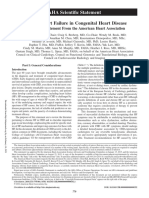 Chronic Heart Failure in Congenital Heart Disease