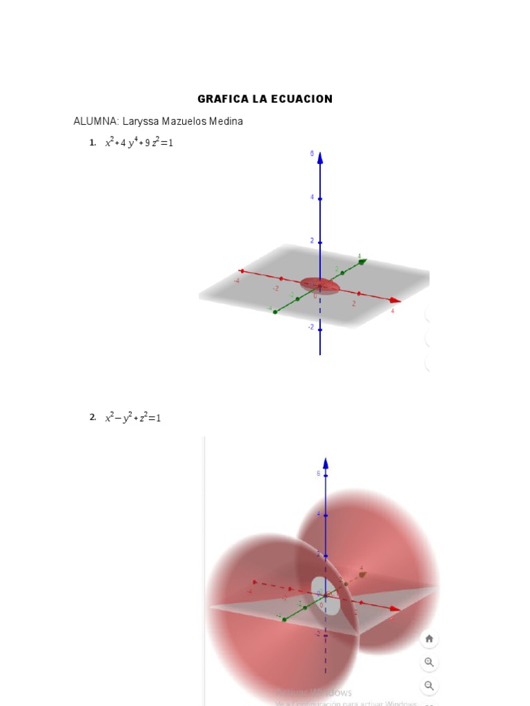 Grafica La Ecuacion Matematica Iii Pdf