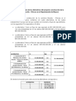 Evaluación financiera de un proyecto