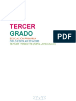 Tercer Grado - Tercer Trimestre