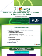 Curso de Administração de Sistemas e Serviços de Saúde: Apuração do Resultado e Regime de Contabilidade