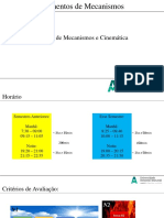 Noções de Mecanismos e Cinemática