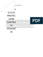 Derecho A La Proteccion Contra La Violencia. Natalia Villarroel