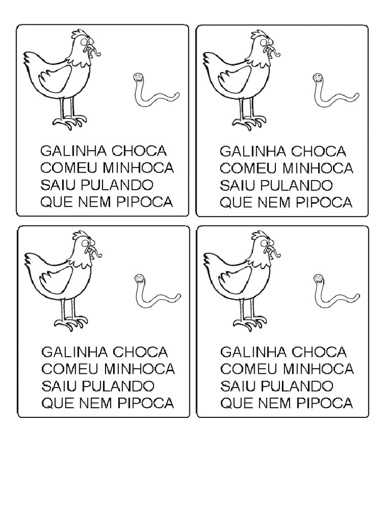 A Galinha Choca | PDF | Poesia