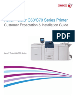 Xerox Color C60/C70 Series Printer: Customer Expectation & Installation Guide