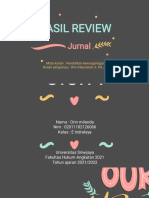 Review Jurnal Kuliah Semester 1