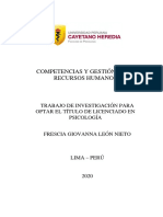 Estado Del Arte Sobre Gestion de Recursos Humanos