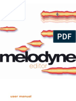 Manual Melodyne Editor 1.2 English