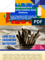 Importancia de La Educación Artística - Artes Plásticas.