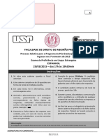 USP Prova Espanhol Modelo 2