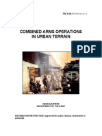 Combined Arms Ops in Urban Terrain