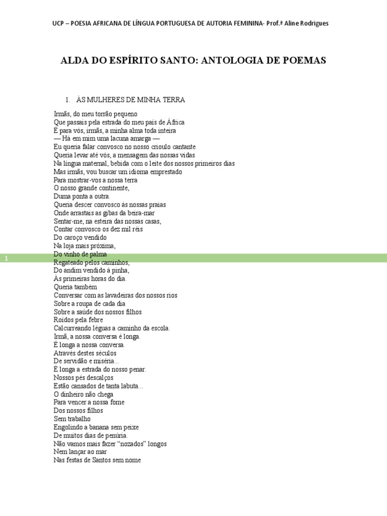 Alda Do Espírito Santo | PDF | África | Portugal, image size:768x1024