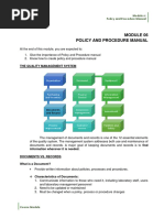 Module 06 - Policy and Procedure Manual